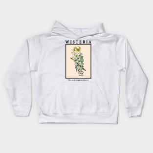 Flowers - Wisteria Kids Hoodie